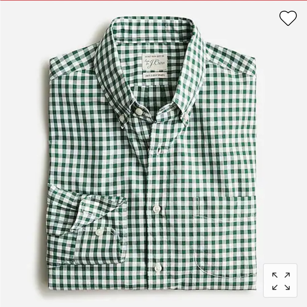 Ludlow green medium size J crew shirt